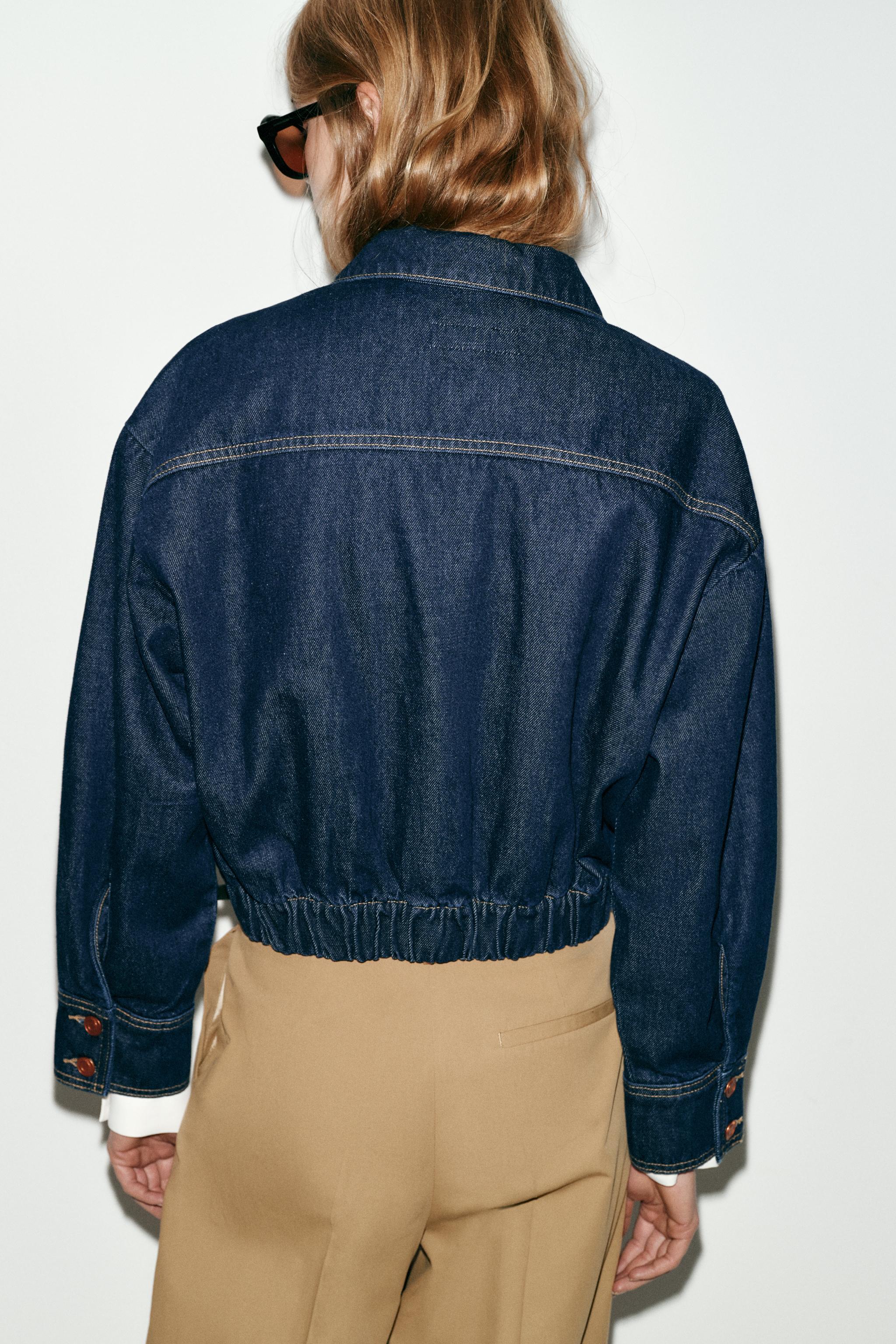 BLOUSON BOMBER EN DENIM Z1975